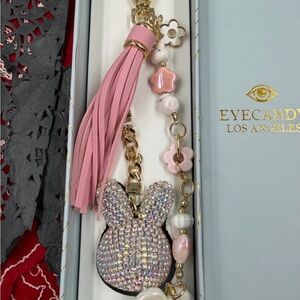 Viral HTF Eye Candy LA Crystal Bunny Charm